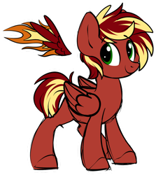 Size: 1024x1150 | Tagged: safe, artist:kellythedrawinguni, oc, species:pegasus, species:pony, hooves, male, simple background, solo, stallion, transparent background