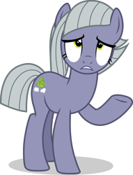 Size: 3319x4354 | Tagged: safe, artist:tomfraggle, character:limestone pie, species:earth pony, species:pony, episode:the maud couple, g4, my little pony: friendship is magic, absurd resolution, female, mare, questioning, raised hoof, simple background, solo, transparent background, underhoof, vector