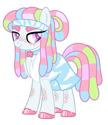 Size: 2585x2997 | Tagged: safe, artist:magicdarkart, oc, oc only, oc:calming spring, species:earth pony, species:pony, bandana, bedroom eyes, choker, clothing, dreadlocks, dressing gown, female, freckles, mare, multicolored hair, robe, simple background, solo, transparent background, unshorn fetlocks
