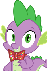 Size: 1648x2484 | Tagged: safe, artist:disneymarvel96, artist:tomfraggle, edit, character:spike, bow tie, bowties are cool, bust, portrait, vector, vector edit