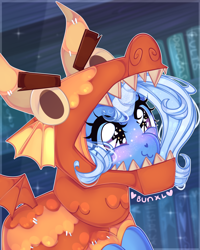 Size: 4000x5000 | Tagged: safe, artist:bunxl, character:trixie, species:pony, episode:uncommon bond, g4, my little pony: friendship is magic, clothing, costume, cute, diatrixes, female, scene interpretation, smiling, solo