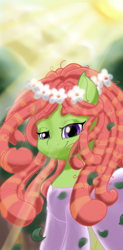 Size: 1500x3048 | Tagged: safe, artist:theroyalprincesses, character:tree hugger, species:earth pony, species:pony, adorkable, cute, dork, female, huggerbetes, looking at you, mare, solo