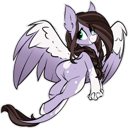 Size: 1912x1911 | Tagged: safe, artist:kellythedrawinguni, oc, oc only, species:griffon, species:hippogriff, species:pony, adoptable, female, griffon oc, hybrid, mare, smiling, solo, spread wings, wings