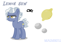 Size: 1280x887 | Tagged: safe, artist:elementbases, artist:mlplover0711, base used, oc, oc only, oc:lemon sew, parent:limestone pie, parent:pokey pierce, parents:limepierce, species:earth pony, species:pony, annoyed, crack ship offspring, cutie mark, female, solo