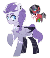 Size: 951x1112 | Tagged: safe, artist:shady-bush, oc, oc:jinx, species:pegasus, species:pony, female, mare, simple background, solo, transparent background, two toned wings, wings