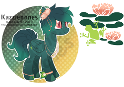 Size: 1024x719 | Tagged: safe, artist:kazziepones, oc, oc:lily drops, species:pegasus, species:pony, female, mare, reference sheet, solo