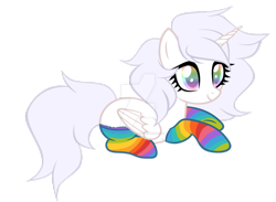 Size: 1046x764 | Tagged: safe, artist:magicdarkart, base used, oc, species:alicorn, species:pony, clothing, female, mare, prone, simple background, socks, solo, striped socks, transparent background
