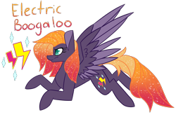 Size: 4000x2672 | Tagged: safe, artist:crazysketch101, oc, oc only, oc:electric boogaloo, species:pegasus, species:pony, commission, female, gradient hair, simple background, solo, transparent background