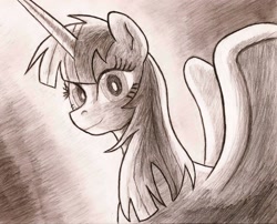 Size: 2075x1678 | Tagged: safe, artist:shoeunit, oc, oc only, oc:fausticorn, lauren faust, sketch, traditional art