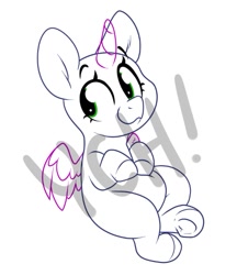 Size: 467x541 | Tagged: safe, artist:kellythedrawinguni, oc, oc only, species:pony, chibi, commission, cute, solo, your character here