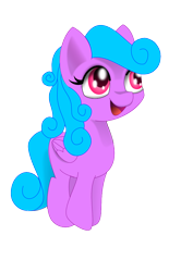 Size: 744x1052 | Tagged: safe, artist:auroraswirls, oc, oc:aurora swirls, species:alicorn, species:pony, alicorn oc, female, filly, looking up, open mouth, simple background, smiling, transparent background