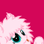 Size: 50x50 | Tagged: safe, artist:auroraswirls, oc, oc only, oc:fluffle puff, species:pony, against glass, animated, female, gif, gif for breezies, glass, mare, picture for breezies, pixel art, solo, tongue out, underhoof