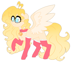 Size: 3027x2601 | Tagged: safe, artist:crazysketch101, oc, oc only, oc:bella, species:pegasus, species:pony, bell, bell collar, blind, chest fluff, collar, redesign, simple background, solo, transparent background