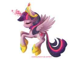 Size: 600x464 | Tagged: safe, artist:cosmicunicorn, character:twilight sparkle, character:twilight sparkle (alicorn), species:alicorn, species:pony, female, solo