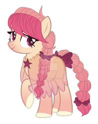 Size: 1280x1615 | Tagged: safe, artist:magicdarkart, oc, species:earth pony, species:pony, clothing, deviantart watermark, female, mare, obtrusive watermark, see-through, simple background, solo, transparent background, watermark