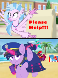 Size: 1080x1440 | Tagged: safe, artist:rainbow eevee edits, artist:徐詩珮, character:fizzlepop berrytwist, character:glitter drops, character:silverstream, character:spring rain, character:tempest shadow, character:twilight sparkle, character:twilight sparkle (alicorn), species:alicorn, species:pony, species:unicorn, series:sprglitemplight diary, series:sprglitemplight life jacket days, series:springshadowdrops diary, series:springshadowdrops life jacket days, ship:glitterlight, ship:glittershadow, ship:tempestlight, alternate universe, bisexual, broken horn, clothing, cute, equestria girls outfit, female, flying, glitterbetes, horn, lesbian, lifeguard, lifeguard spring rain, magic, paw patrol, polyamory, shipping, sleeping, sprglitemplight, springbetes, springdrops, springlight, springshadow, springshadowdrops, tempestbetes