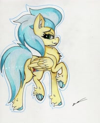 Size: 2384x2928 | Tagged: safe, artist:luxiwind, character:misty fly, species:pony, female, high res, solo, traditional art