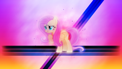Size: 3840x2160 | Tagged: safe, artist:dashiesparkle edit, artist:game-beatx14, edit, character:fluttershy, species:pegasus, species:pony, female, mare, solo, wallpaper, wallpaper edit