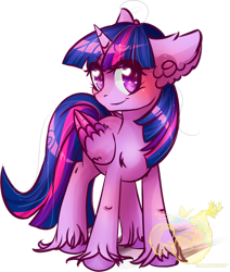 Size: 1024x1206 | Tagged: safe, artist:wilvarin-liadon, character:twilight sparkle, character:twilight sparkle (alicorn), species:alicorn, species:pony, cute, ear fluff, female, heart eyes, mare, simple background, smiling, solo, transparent background, twiabetes, unshorn fetlocks, wingding eyes