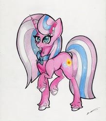 Size: 2455x2809 | Tagged: safe, artist:luxiwind, character:clear sky, species:pony, female, high res, solo, traditional art