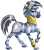 Size: 977x1109 | Tagged: safe, artist:kittehkatbar, character:zecora, species:zebra, anklet, ear piercing, earring, female, jewelry, mohawk, neck rings, piercing, simple background, solo, transparent background