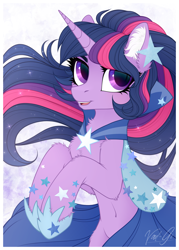 Size: 1420x1980 | Tagged: safe, artist:vird-gi, character:twilight sparkle, character:twilight sparkle (unicorn), species:pony, species:unicorn, episode:the best night ever, g4, my little pony: friendship is magic, belly button, bipedal, chest fluff, clothing, dress, ear fluff, female, fluffy, gala dress, hoof shoes, leg fluff, mare, open mouth, signature, solo