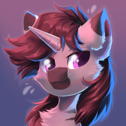 Size: 1500x1500 | Tagged: safe, artist:kebchach, oc, species:pony, species:unicorn, g4, commission, solo