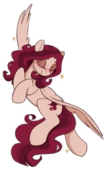 Size: 1100x1800 | Tagged: safe, artist:crimmharmony, oc, oc only, oc:crimm harmony, species:pegasus, species:pony, g4, eyes closed, eyeshadow, female, flying, makeup, mare, simple background, solo, transparent background