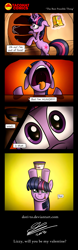 Size: 1205x3883 | Tagged: safe, artist:dori-to, character:twilight sparkle, bipedal, comic, crying, english, food, hungry, noodles, tears of joy, text, valentine's day