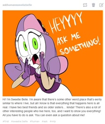 Size: 524x614 | Tagged: safe, artist:ross irving, character:sweetie belle, humanized, text, tumblr