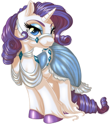 Size: 956x1074 | Tagged: safe, artist:kittehkatbar, character:rarity, species:pony, species:unicorn, bridle, clothing, colored hooves, dress, female, harness, looking at you, mare, saddle, simple background, solo, transparent background, unshorn fetlocks