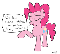Size: 1013x925 | Tagged: safe, artist:rapidstrike, character:pinkie pie, bob ross, quote