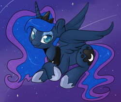 Size: 1860x1560 | Tagged: safe, artist:lustrous-dreams, character:princess luna, bedroom eyes, female, solo
