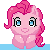 Size: 50x50 | Tagged: safe, artist:yokokinawa, character:pinkie pie, animated, female, lowres, simple background, transparent background