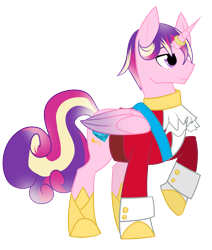 Size: 2305x2719 | Tagged: safe, artist:wicklesmack, character:princess cadance, prince bolero, ring, rule 63, simple background, solo, transparent background, vector