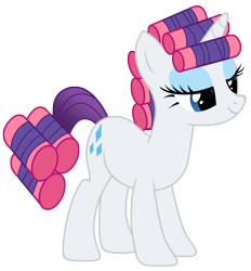 Size: 4630x5000 | Tagged: safe, artist:kooner-cz, character:rarity, episode:look before you sleep, g4, my little pony: friendship is magic, absurd resolution, hair curlers, simple background, transparent background, vector