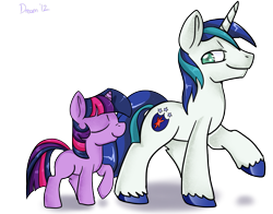 Size: 985x774 | Tagged: safe, artist:lustrous-dreams, character:shining armor, character:twilight sparkle, filly, foal