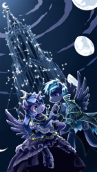 Size: 800x1422 | Tagged: safe, artist:saturnspace, character:princess luna, character:star hunter, jack harkness, star chaser