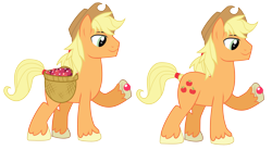Size: 4009x2215 | Tagged: safe, artist:wicklesmack, character:applejack, species:earth pony, species:pony, episode:the crystal empire, g4, my little pony: friendship is magic, spoiler:s03, applejack (male), berry, crystal berries, crystal empire, hoof hold, magnetic hooves, male, rule 63, simple background, solo, stallion, transparent background, vector