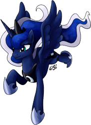 Size: 471x644 | Tagged: safe, artist:fizzy-dog, character:princess luna, female, simple background, solo