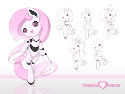 Size: 1600x1200 | Tagged: safe, artist:jdan-s, oc, oc only, oc:cyberia heart, species:pony, adventure time, bipedal, bow, cave story, clothing, cosplay, dance dance revolution, dressup, maid, megaman, original species, rhythm game, robot, robot pony, voltes v