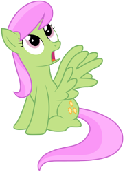Size: 3458x4762 | Tagged: safe, artist:kooner-cz, character:merry may, species:pegasus, species:pony, absurd resolution, background pony, female, looking up, simple background, solo, surprised, transparent background, vector