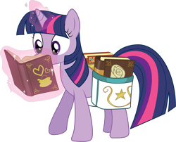 Size: 4000x3232 | Tagged: safe, artist:joey, character:twilight sparkle, book, reading, simple background, transparent background, vector