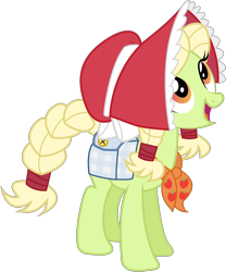Size: 3500x4206 | Tagged: safe, artist:joey, character:granny smith, simple background, transparent background, vector