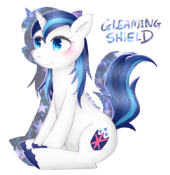 Size: 485x500 | Tagged: safe, artist:divided-s, character:shining armor, gleaming shield, rule 63, solo