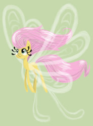 Size: 1177x1603 | Tagged: safe, artist:lostinthetrees, character:fluttershy, species:breezies, episode:it ain't easy being breezies, g4, my little pony: friendship is magic, breeziefied, female, flutterbreez, simple background, solo, species swap