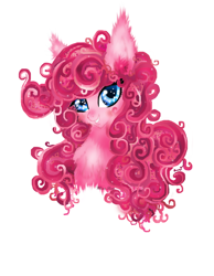 Size: 1516x1958 | Tagged: safe, artist:wilvarin-liadon, character:pinkie pie, species:earth pony, species:pony, bust, female, looking at you, mare, portrait, simple background, solo, white background