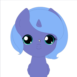 Size: 250x250 | Tagged: safe, artist:jdan-s, character:princess luna, animated, computer mouse, cursor, cute, female, filly, flash, interactive, looking at you, lunabetes, solo, woona