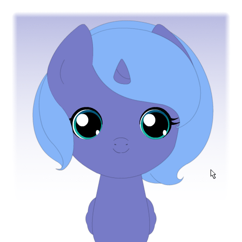 Size: 500x500 | Tagged: safe, artist:jdan-s, character:princess luna, :<, animated, blinking, boop, click, cross-eyed, cursor, cute, eyes closed, female, filly, happy, looking at you, lunabetes, open mouth, smiling, solo, surprised, woona
