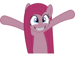Size: 1759x1557 | Tagged: safe, artist:j5a4, character:pinkamena diane pie, character:pinkie pie, female, simple background, solo, transparent background, vector